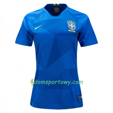 Koszulka Brazylia Damska Wyjazdowe Koszulki Piłkarskie Mistrzostwa Świata 2018